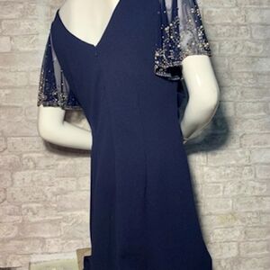 Betsy Adam formal navy dress
